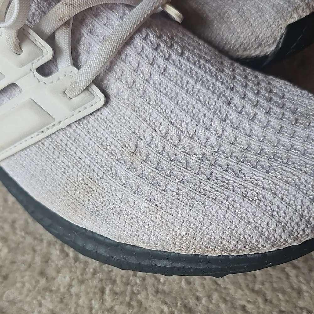 Adidas Cream and Black Running Shoes - Picture 4 of 7